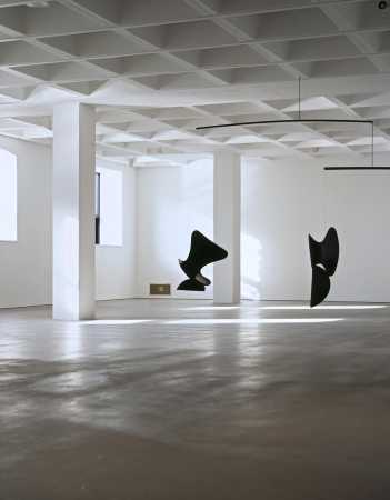 Side galleries off the Main Gallery on level 1, Arnolfini, Bristol. Designed by architects Snell Associates with artist Susanna Heron, 1998 -2005. Photo: Dennis Gilbert/ VIEW