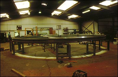 Interior of Over Easy, Richard Wilson 1998. The Arc, Stockton-on-Tees. Photo: Richard Wilson