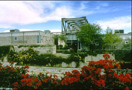 Solid Waste Management Facility, West Elevation, Michael Singer and Linnea Glatt, 1989 - 1993, Phoenix, Arizona. Photo: Michael Singer