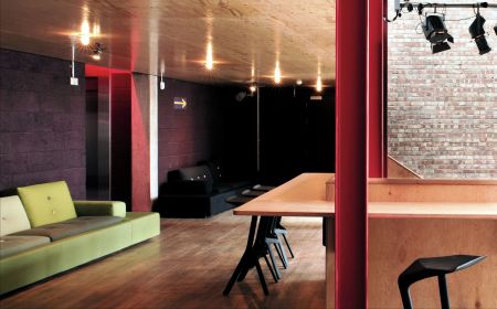 Interior of the Young Vic; photograph by Philip Vile