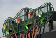 Tree Sculpture on Roof. Photo: Euan Adamson. Dalry Primary School, Scotland.