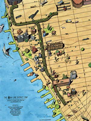 The High Line District Map