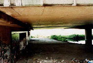 Retention (sewer overflow) basin, Muizengaatje/Mouse hole : Prior to artists intervention. Rotterdam, The Netherlands.