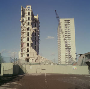 Tower block at Sheil Park, Liverpool. Photo: Further Up in the Air Archive.
