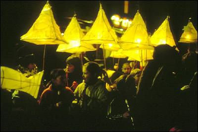 Community event to launch Making Waves, November 1999 Teignbridge, Devon Photo: Alan Win