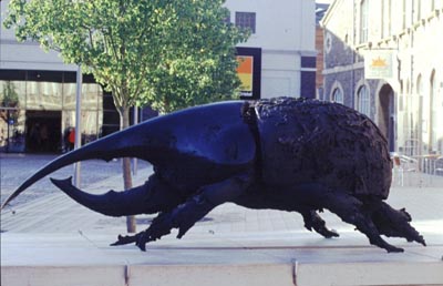 Beetle, Nicola Hicks, 2000. Anchor Square, At-Bristol