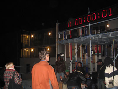 Pump Up The Blue Project by Herve Paraponaris. Final presentation of Pump Up The Blue. Photo copyright Marcel van der Meijs