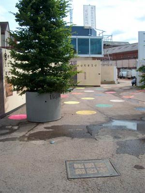 Photograph: Charlie Gallagher showing Electric Wharf site before development started. Electric Wharf, Coventry, 2001 - 2006.