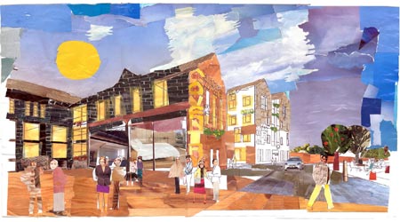 Poster created by children at Radford Primary School working with muf. Electric Wharf, Coventry, 2001 - 2006.