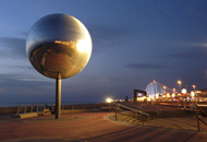 They Shoot Horses, Don’t They? by Michael Trainor, 2002. Blackpool Promenade. Photo: Jonathan Lynch for Blackpool Borough Council.