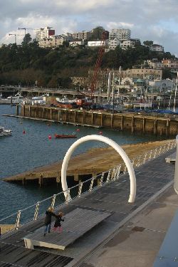 Beacon Quay, Torquay.Artist Bob Budd / Lead Artist Melanie Thompson; Photo Paul Osborne.