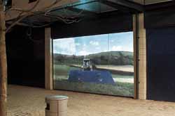 Matt Calderwood's temporary video piece, Bristol