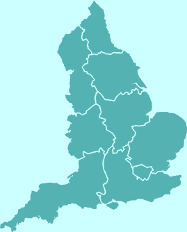 Map of England