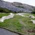 Link to larger image: Chiswell Earthworks, land sculpture by John Maine, 1989.Chiswell, Portland, Dorset.