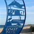 Marker, metal sculpture by David Mayne, 2002. South West Coast Path: South Haven Point, Poole Harbour, Dorset.Photo: South West Coast Path Team.