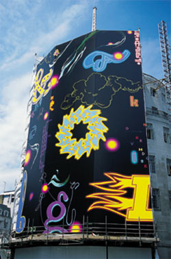Signal by Fiona Rae, courtesy of Timothy Gallery, London. © 2003 Fiona Rae