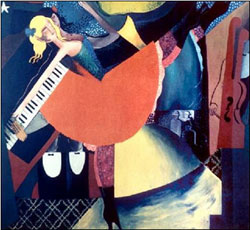 Example of abstract art which elicited negative reactions from psychiatric patients