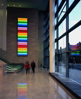 Wavelength, Rob and Nick Carter, 2006, commissioned by Land Securities, Cardinal Place, Victoria Street, London W1