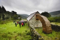 Andy Goldsworthy, Arch through Byre, part of Striding Arches, Cairnhead, Scotland. Photo: Mike Bolam
