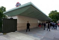 Sea Strata by John Maine, Green Park station. Photograph by Daisy Hutchison