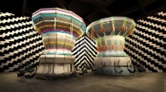 Image: Enel Contemporanea 2011, Carsten Höller, Double Carousel with Zöllner Stripes, Rendering. MACRO, Museo d’Arte Contemporanea Roma, Roma/Rome, Courtesy: Enel Contemporanea